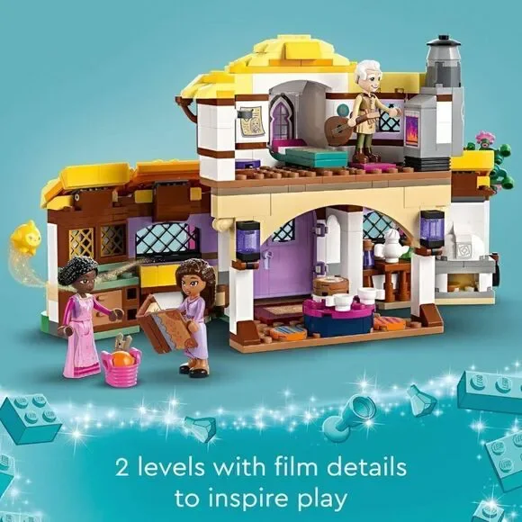 LEGO Disney Wish: Asha’s Cottage 43231 Building Toy Set, A Cottage for Role-Play - Picture 4 of 6